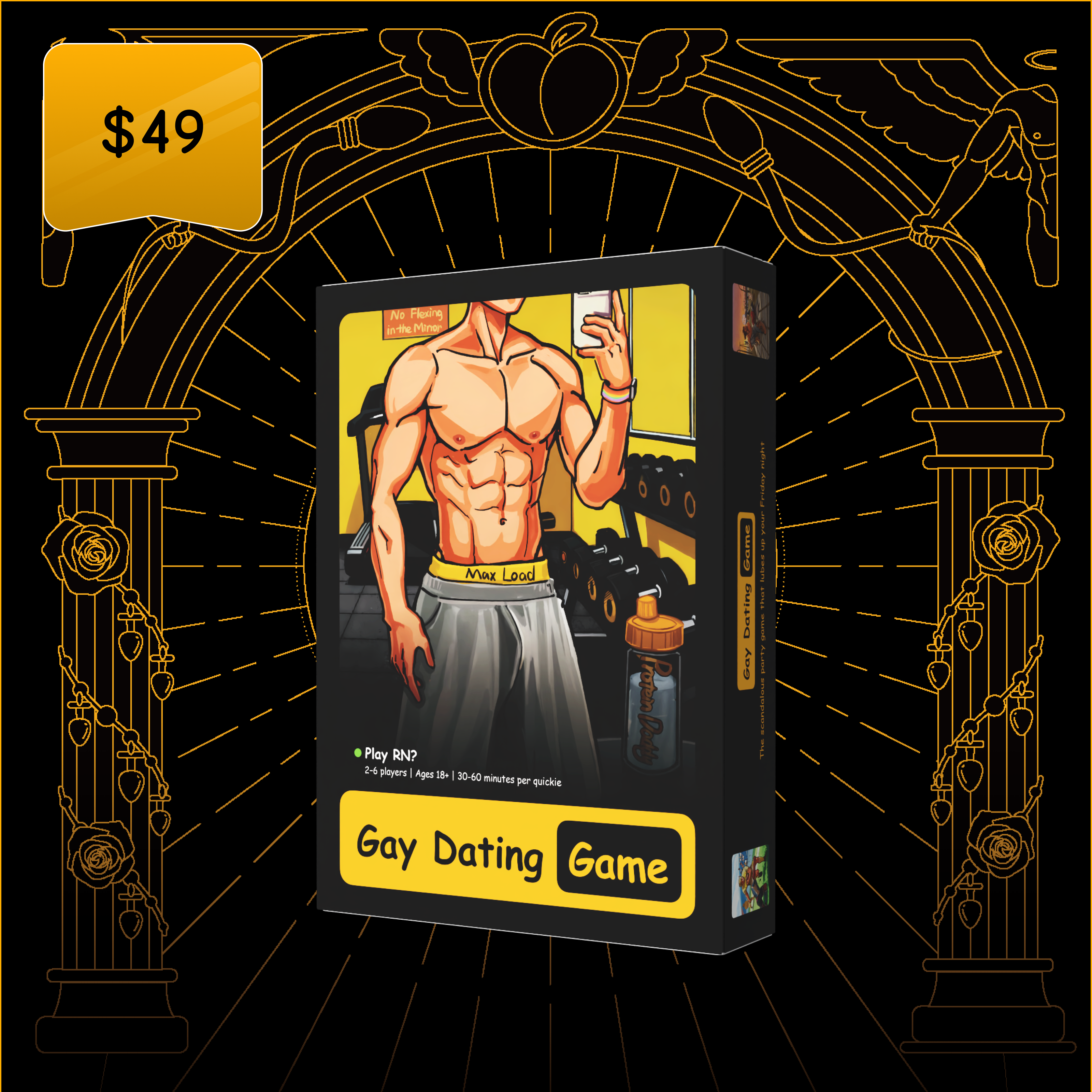 Gay Dating Game (Base Game) original campaign artwork