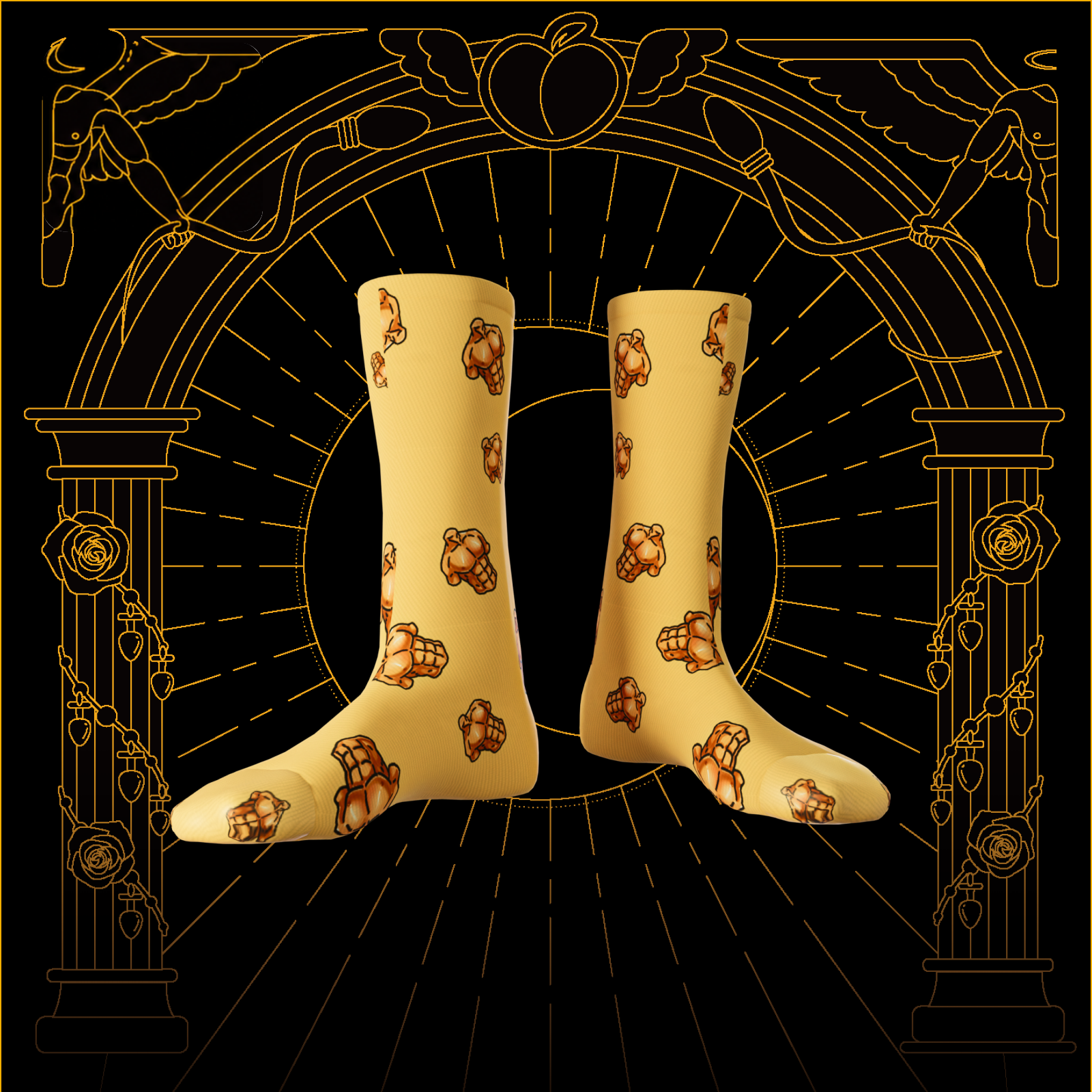 Gay Fun Socks (One Pair) original campaign artwork